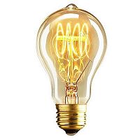 Лампа накаливания Ретро Uniel Vintage IL-V-A60-60 А60 Груша SW01 E27 220В 60Вт 300Лм 2700К 60x113мм картинка 